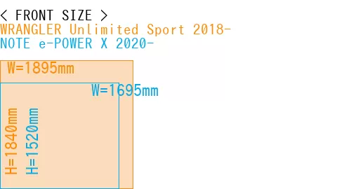 #WRANGLER Unlimited Sport 2018- + NOTE e-POWER X 2020-